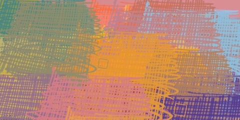 Canvas painting. Colorful background texture. 2d illustration. Texture backdrop. Creative chaos structure.
