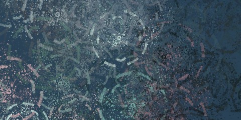 Canvas painting. Colorful background texture. 2d illustration. Texture backdrop. Creative chaos structure.