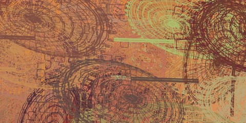 Canvas painting. Colorful background texture. 2d illustration. Texture backdrop. Creative chaos structure.