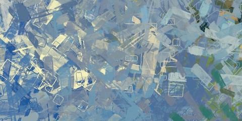 Canvas painting. Colorful background texture. 2d illustration. Texture backdrop. Creative chaos structure.