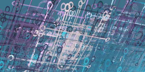 Crazy sketch random pattern. Creative chaos and variety structure. Modern art drawing painting. 2d illustration. Digital texture wallpaper. Artistic sketch draw backdrop material. 