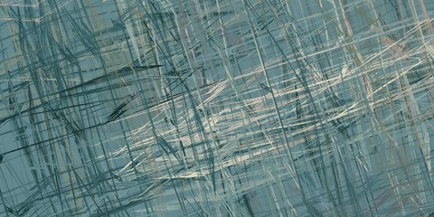 Handmade surreal abstract pattern. Modern artistic canvas. 2d illustration. Texture backdrop painting. Creative chaos structure.