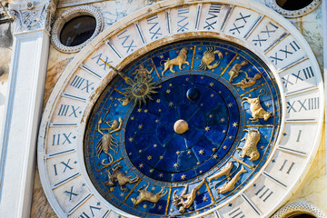 Elements of architecture of houses on the streets of the canals of the city of Venice in Italy. 