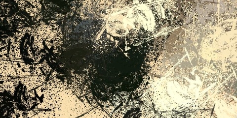 Art wallpaper. Digital canvas. 2d illustration. Texture backdrop painting. Creative chaos structure.