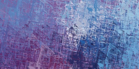 Art wallpaper. Digital canvas. 2d illustration. Texture backdrop painting. Creative chaos structure.