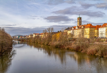 Naklejka na ściany i meble Bamberg at river Regnitz