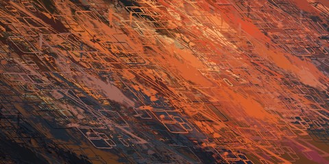 Crazy sketch random pattern. Creative chaos and variety structure. Modern art drawing painting. 2d illustration. Digital texture wallpaper. Artistic sketch draw backdrop material. 