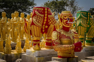 Tempelwächter Fabrik in Thailand