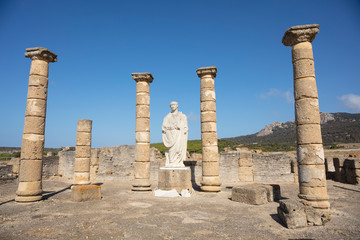 Fototapeta premium Roman ruins of Baelo Claudia in Tarifa, Cadiz province, Spain.