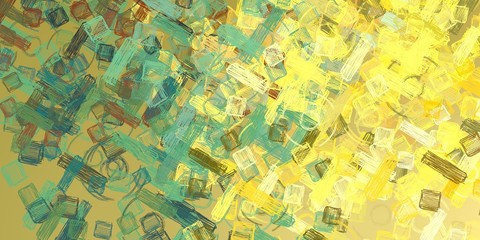 Poster oil painting element. 2d illustration. Texture backdrop. Creative chaos structure.