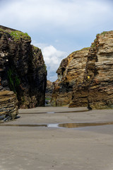 Die Küste von Galicien in der Nähe von Ribadeo, Costa del norte