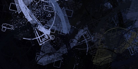 Vintage old fashion painting. 2d illustration. Texture backdrop. Creative chaos structure.