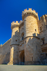 Fototapeta na wymiar The Palace of the Grand Master of the Knights of Rhodes