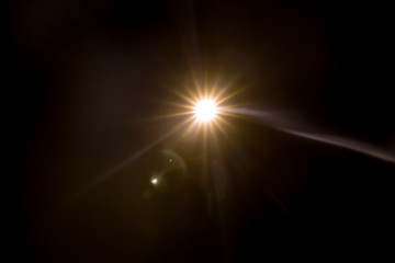 Lens Flare Orange Bright