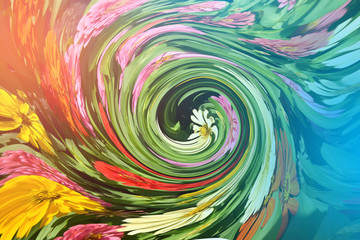 Abstract flowers