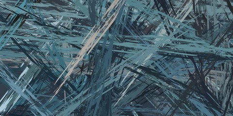 Crazy sketch random pattern. Creative chaos and variety. Modern art drawing painting. 2d illustration. Digital texture wallpaper. Artistic sketch draw backdrop material. 