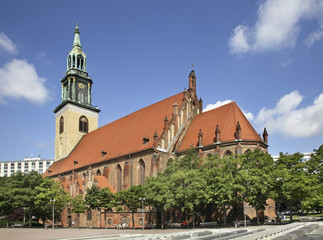 Church of St. Mary in Berlin. Germany