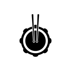 Drum music instrument icon vector illustration - vector