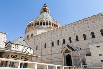The Basilica of the Annunciation in Nazareth