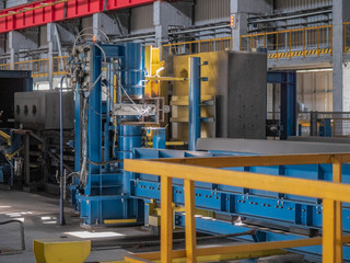 Aluminum plant. Automatic line for the production of anode paste and high-quality anodes for aluminum electrolysis cells. Safe environmental high-tech processes. Modern smelter