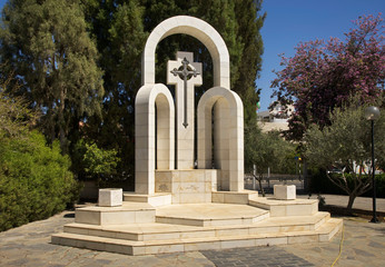 Monument to victims of Armenian genocide of 1915 in Nicosia. Cyprus