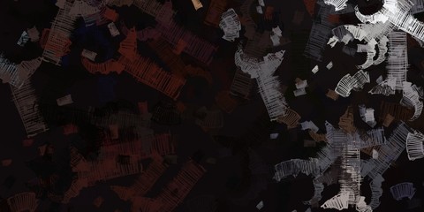 Crazy sketch random pattern. Creative chaos and variety. Modern art drawing painting. 2d illustration. Digital texture wallpaper. Artistic sketch draw backdrop material. 