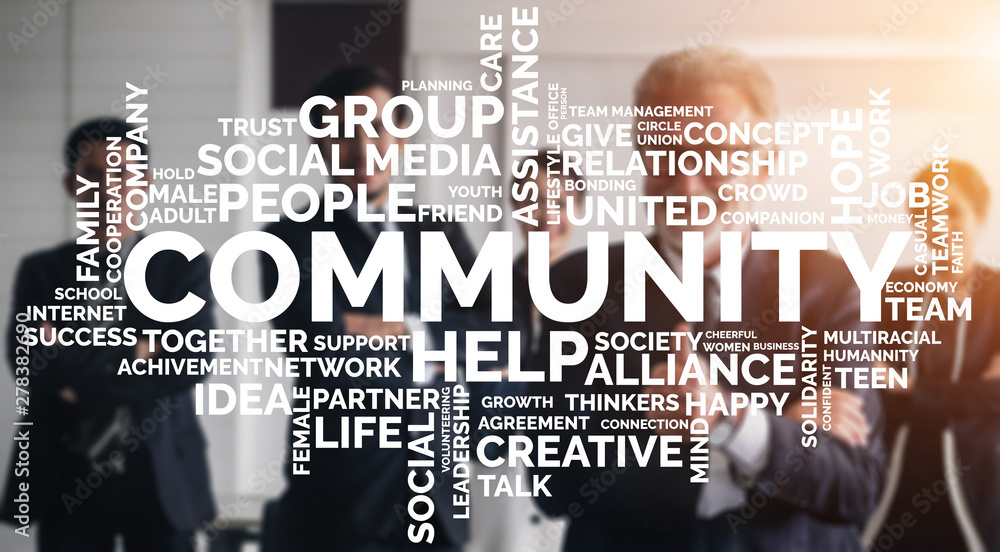 Poster human resources recruitment and people networking concept. modern graphic interface showing professi