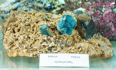 Topaz, Quartz and other gemstones in the collection