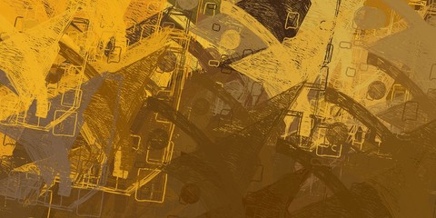 Crazy sketch random pattern. Creative chaos and variety. Modern art drawing painting. 2d illustration. Digital texture wallpaper. Artistic sketch draw backdrop material.