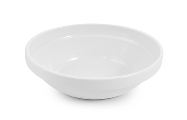 white bowl isolated on white background