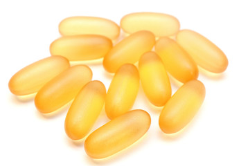 The biological fortified food supplement Omega capsules