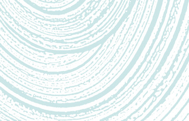 Grunge texture. Distress blue rough trace. Classic
