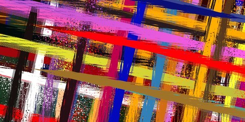 Crazy sketch random pattern. Creative chaos and variety. Modern art drawing painting. 2d illustration. Digital texture wallpaper. Artistic sketch draw backdrop material. 