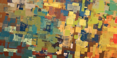 Handmade surreal abstract pattern. Modern artistic canvas. 2d illustration. Texture backdrop painting.