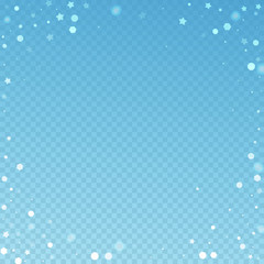 Magic stars random Christmas background. Subtle fl