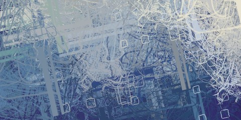 Handmade surreal abstract pattern. Modern artistic canvas. 2d illustration. Texture backdrop painting.