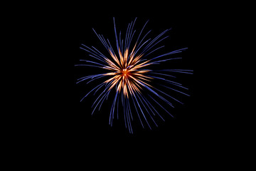 Fototapeta premium Feu d'artifice à Pignan