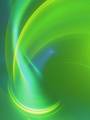 Obraz premium green abstract fractal background 3d rendering illustration