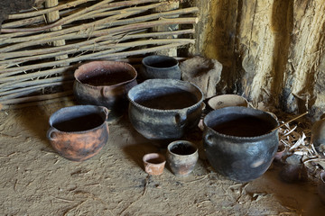 Historical settlement in Biskupin. Poland © Andrey Shevchenko