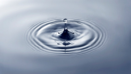 Stop motion water drop Water is what nourishes the human body.