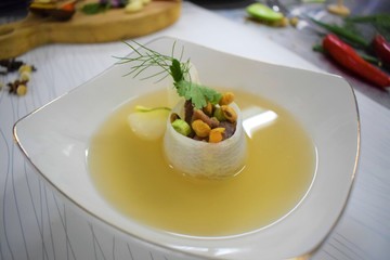 bowl of vegetable soup