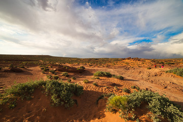 Red Rock Desert Landscape of Utah in the Iconic American Southwest