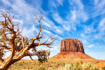 Monument Valley on the Border between Arizona and Utah, United States