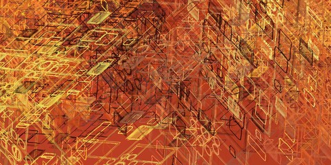 Handmade surreal abstract pattern. Modern artistic canvas. 2d illustration. Texture backdrop painting.