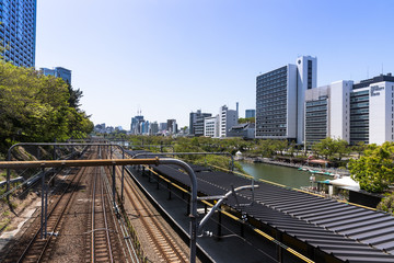 Fototapeta premium 飯田橋の駅
