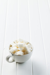 Sweet sugar cubes.