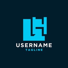 Obraz premium letter H logo design inspiration . letter H logo template with emboss style . letter H emboss logo template