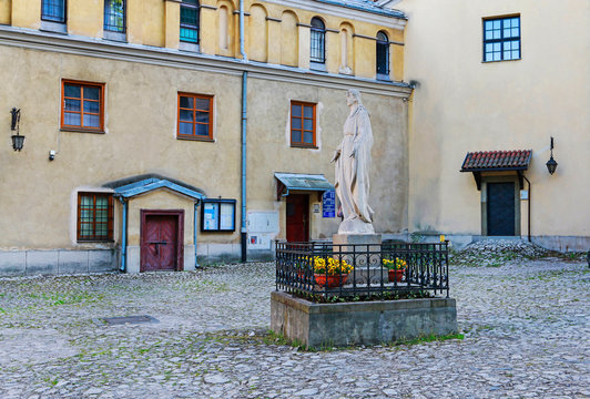 KRAKOW,POLAND - MAY 11, 2018: Convent of the Norbertine Sisters