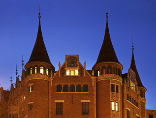 Conservatory building in Barcelona. Spain