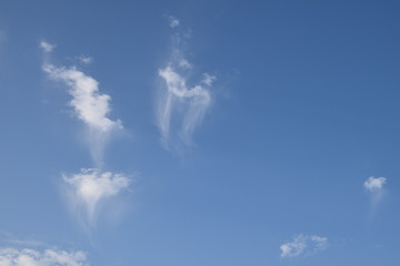 blue sky with cloud background